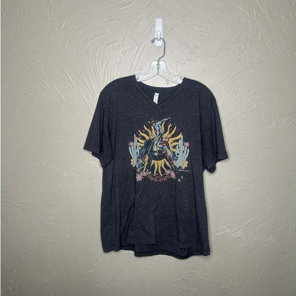 Bella Canvas XL Colorful Desert Rider Western Graphic Tee